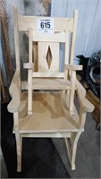 Unfinished rocking chairs for kids (2) 15" w