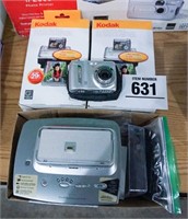 Kodak C143 digital camera, printer dock 6000, etc.