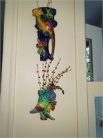 Parrot wall planters