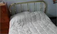 Full gold bed frame