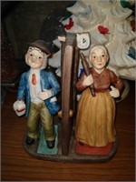 Old couple figurine