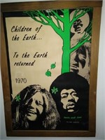 Janis Joplin & Jimi Hendrix poster