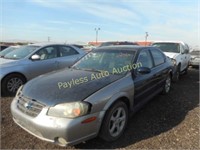 2003 Nissan Maxima JN1DA31A43T437433 Blue