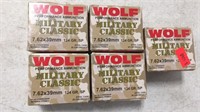 Wolf Military Classic 7.62x39mm 124 Gr. SP Steel