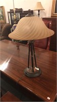 Reproduction Glass Shade Lamp