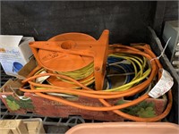 assorted extension cords, 25ft, 50ft, 100ft