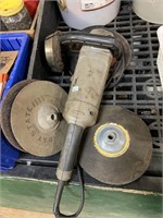 Cummins 9" Angle Grinder 5800RPM and grinding whee