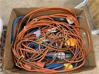 extension cords and trouble lights