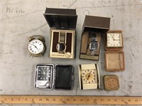 LOT OF WATCHES AND CLOCKS
