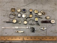 WATCHES, FACES AND POCKET KNIFE