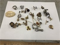 RINGS, PINS,CUFFLINKS AND MISC