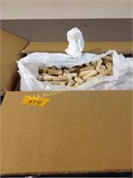 Box of Wood Dowels for woodworking