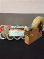 (3) Packs of new packing tape and a homemade tape