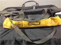 Bag of DeWalt and Skil Power Tools