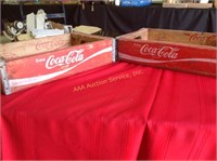 (2) Coca Cola Crates