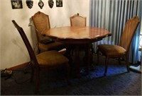FRENCH STYLE TABLE/4 CHAIRS