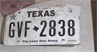Set of Texas License Plates