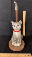 Cat paper towel holder