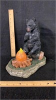 Campfire bear lamp