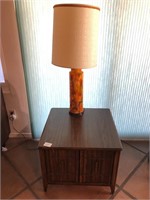 MCM End Table & Table Lamp