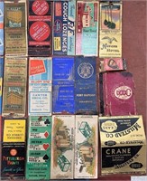 50 Old Matchbooks Baker Hotel Pittsburgh Paints