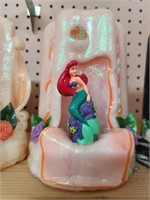 HANDCARVED CANDLE--THE LITTLE MERMAID
