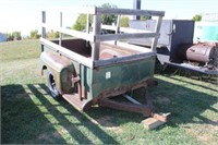 8' International Pickup Box Trailer