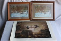 3 Pheasant prints