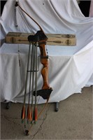 Herters compound bow and arrows