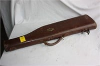 Leather gun scabbord
