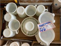 Pyrex mugs/.saucers/bowls