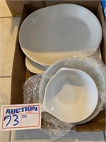 Box of asst baking dishes