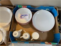 3 Boxes of asst Kitchen dishes & Utensils
