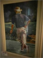 Painting of The Shark (golfer)
