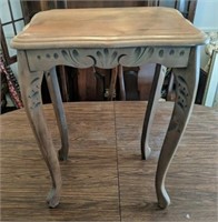Vintage Hand Carved Side Table