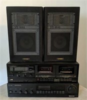 Sherwood RA-1140 Receiver, JVC TD W106 Tape Deck