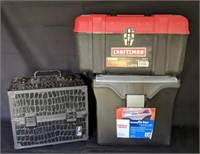 Toolbox, Caboodle & File Box

With contents