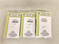 Qty (3) Packs of Honey Comb Paper Pcs
