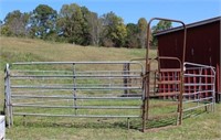 6 - 10' CORAL PANELS AND 3' WALK THROUGH GATE