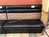 60" Booth Seat W/Electrical Plug In