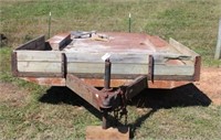 7 1/2' X 18' DUAL AXLE TRAILER - BILL OF SALE