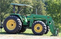 JOHN DEERE 5510 TRACTOR WITH 540 FRONT END LOADER
