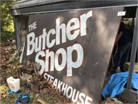 Metal Butcher Shop Sign