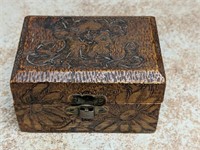 Small Woodburned Box