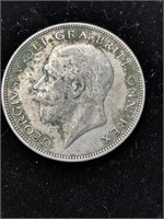 1935 Half Crown.Silver Coin- UK