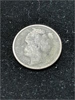 1903 Wilhelmina 10cent Piece-Silver