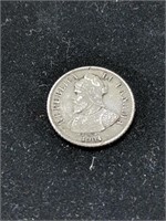 1904 Panama 5 Centisimos Coin-Silver