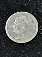 1989 Wilhelmina Netherlands Silver 10 Cent Coin