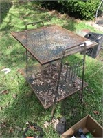 Vintage Metal Patio Table