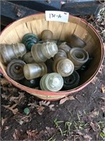 Basket of Vintage Insulators (40+)